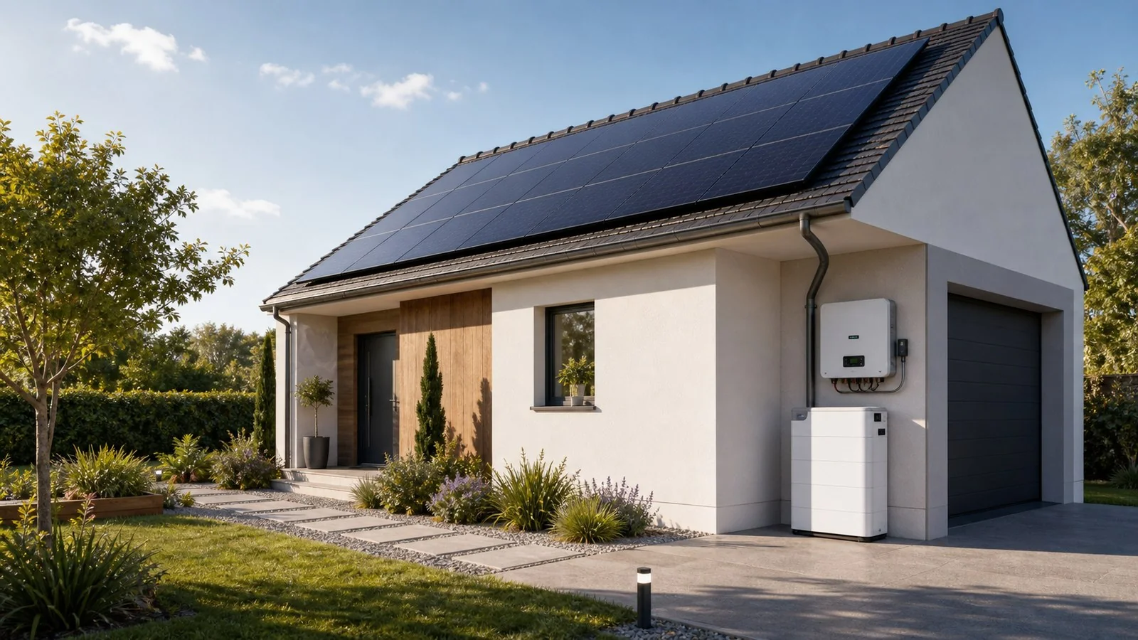 Panneaux solaires avec ou sans batterie : que choisir ? - illustration Le Guide Habitat